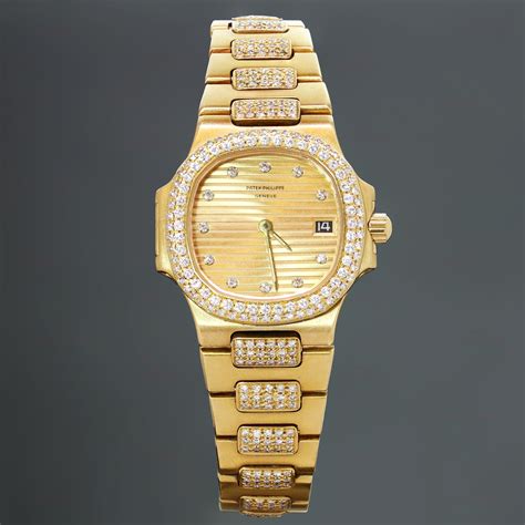 patek philippe 18k gold lady's watch price|gold Patek Philippe price.